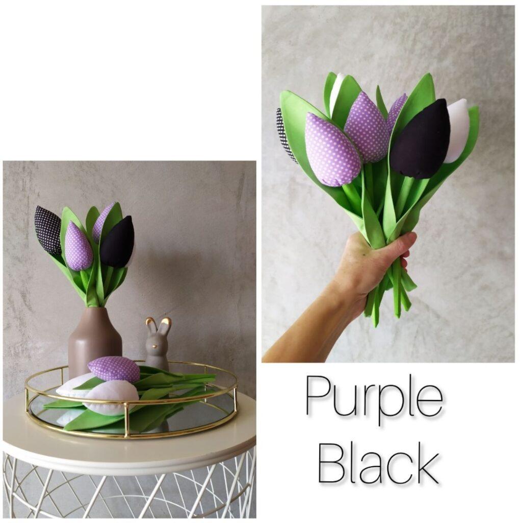 Tulipani ljubicasti-crni