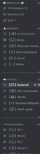 Uređivanje discord servera