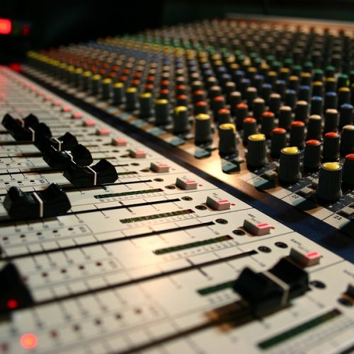 recording studio controls